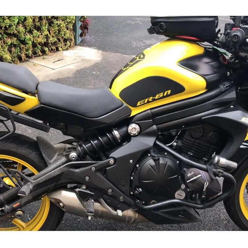 FOR  ER6N  ER-6N Motorcycle Tank Traction Pad Side Gas Knee Grip Protector Anti slip sticker