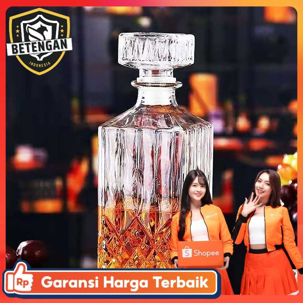 OEIEN Whisky Decanter Glass Bottle Liquor Scotch Luxury 950ml - EJ50HF