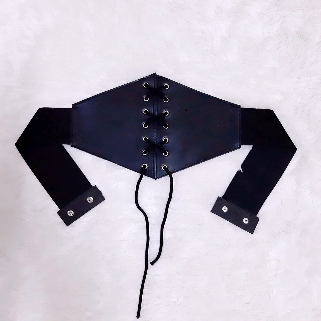 (TOS)  BELT WANITA OBI BESAR LEBAR / OBI BELT KOREA /SABUK GESPER BELT OBI ELASTIS LIPAT VARIASI TAL