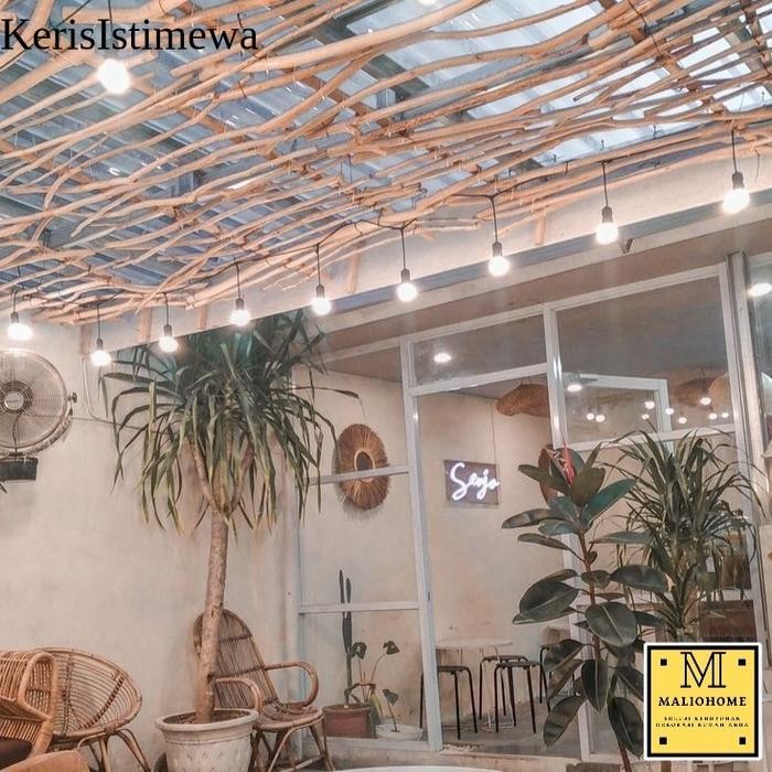 Ranting Kayu Jati Untuk Dekorasi Atap murah berkualitas