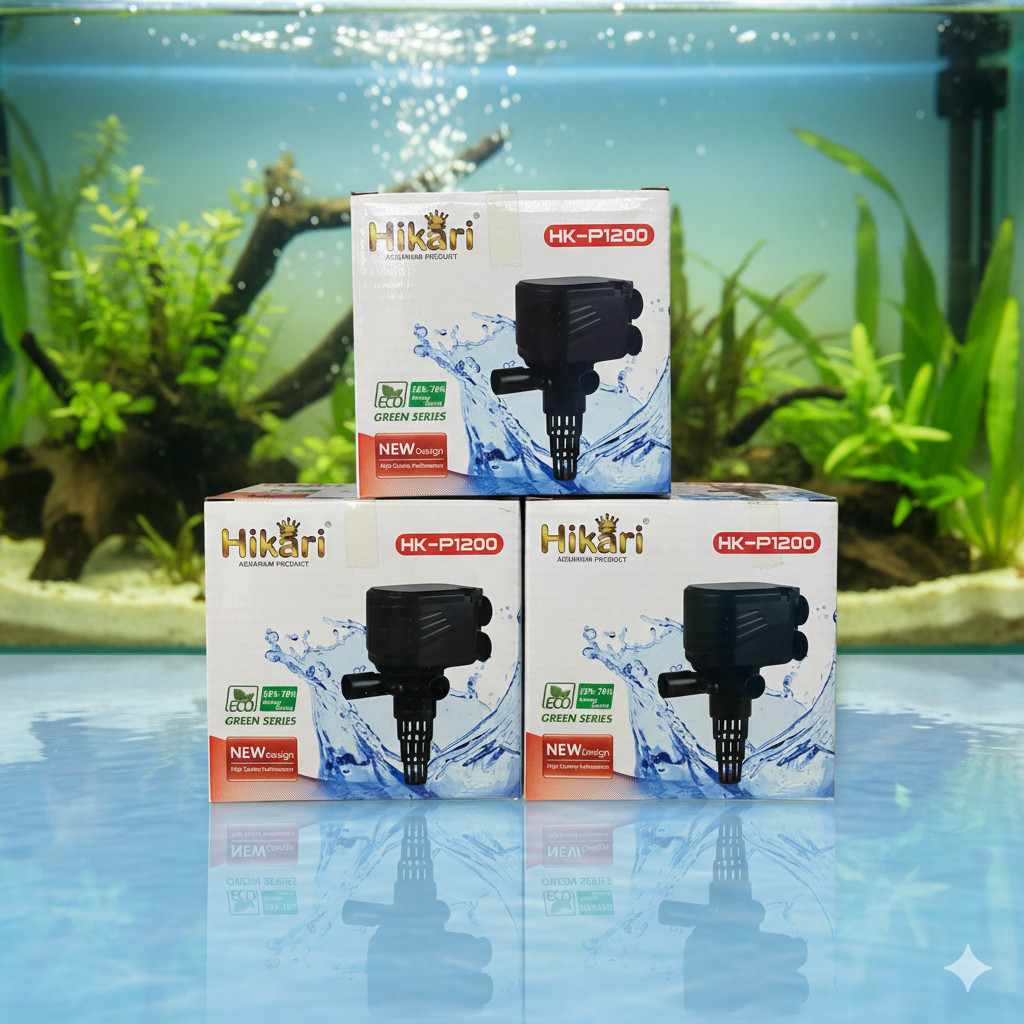 HIKARI 1200 POMPA AQUARIUM CELUP 7 WATT 1200 1000 L/H WATER PUMP POMPA AQUARIUM