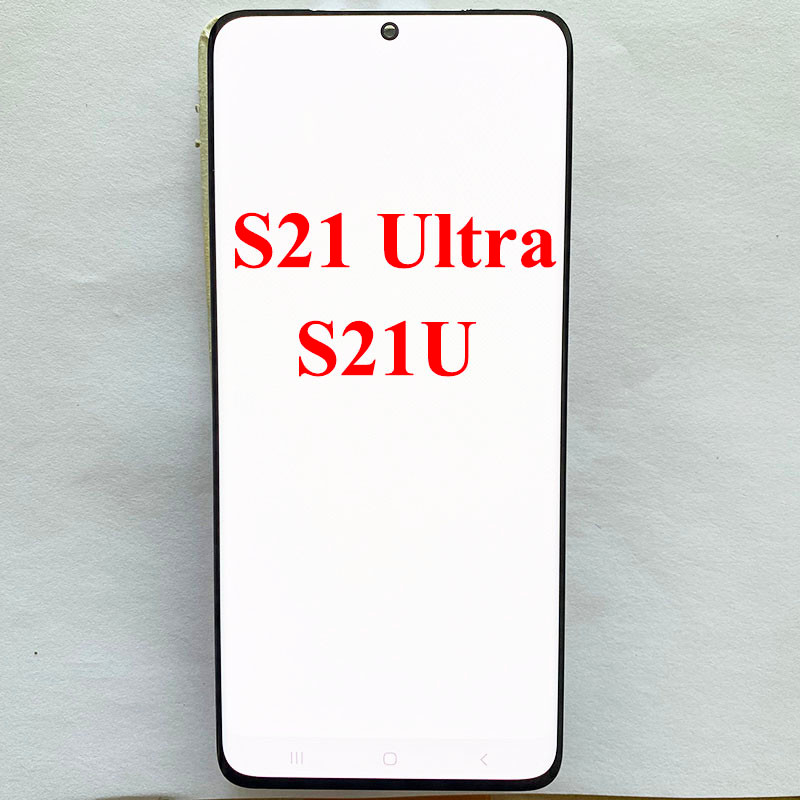Support Dynamic AMOLED 120 Hz G998B LCD For Samsung S21 ultra lcd Display Touch Screen With Frame Fo