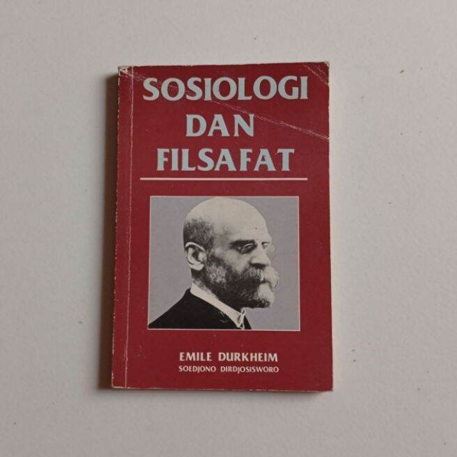 SOSIOLOGI DAN FILSAFAT Emile Durkheim Erlangga Original Bekas