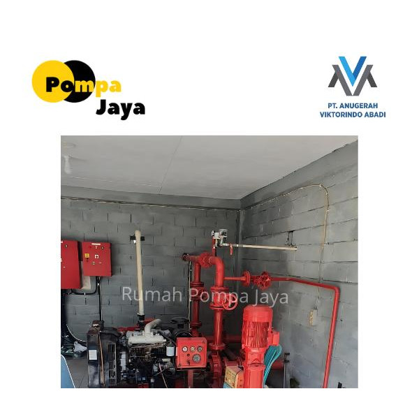 Pompa Hydrant Jockey Ebara EVMSG 5-17 25 GPM 12 Bar Fire Fighter Pump