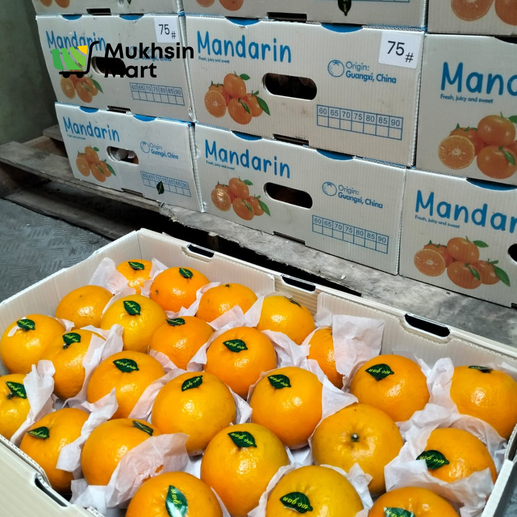 Buah Jeruk Wokam Dus Mandarin Berat 9kg - Sz.75
