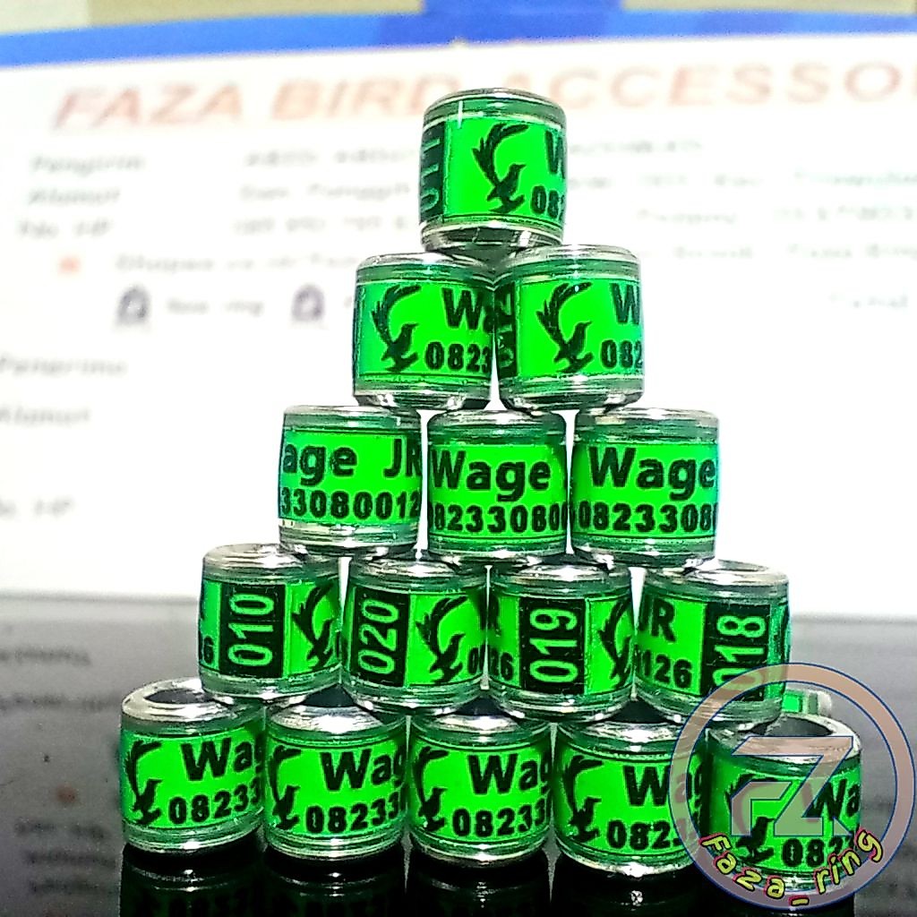 Ring burung bisa requea nama ring burung murai, kacer, anis merah, cendet, trukuk, kenari dll