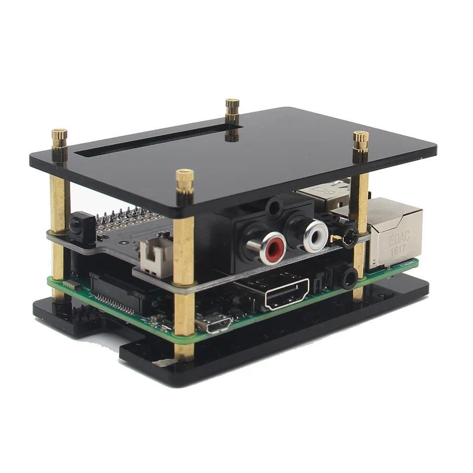 Raspberry Pi Universal Acrylic Case Stackable for Raspberry Pi 5 / Raspberry Pi 4 Model B / 3 B+ / 3
