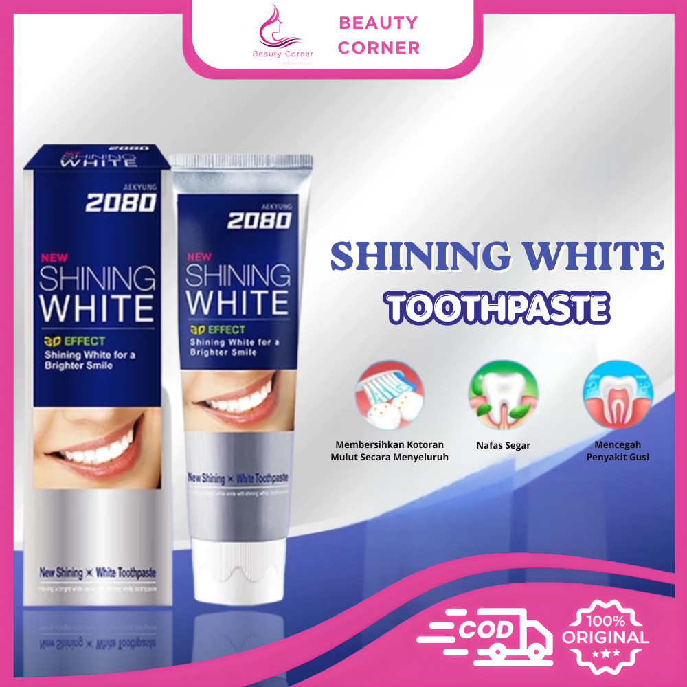 Aekyung 2080 Shining White Toothpaste - 100gr