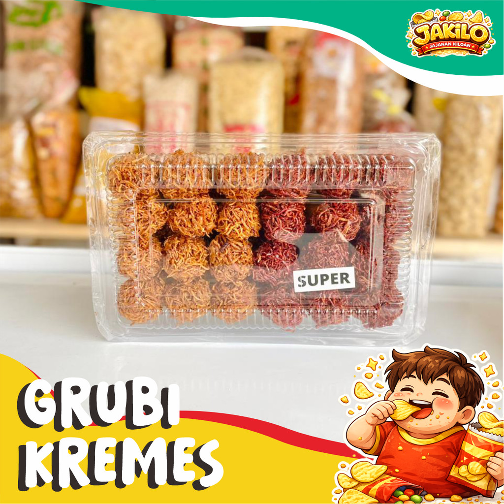 Grubi 42pcs Kremes Ubi Super Walangan Carang Mas Khas Magelang - JAKILO Jajanan Kiloan