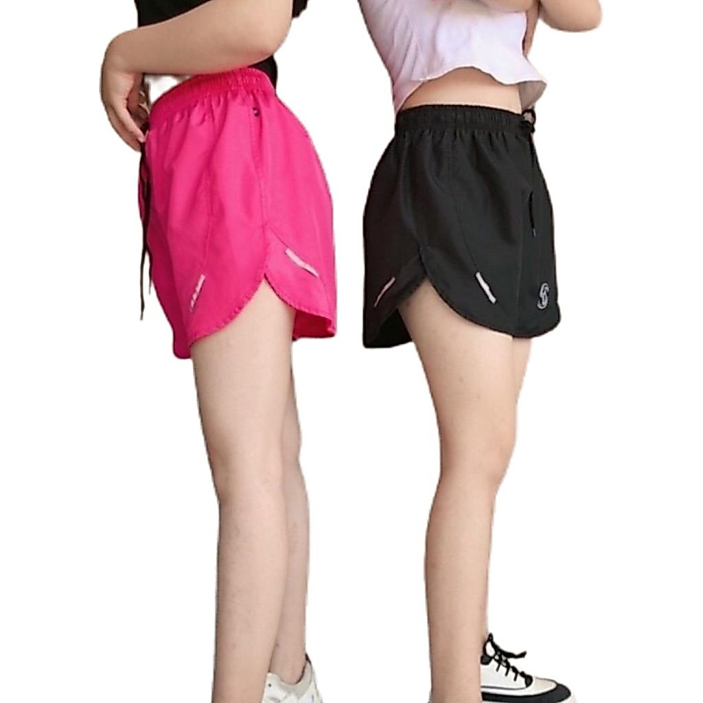 Celana pendek pria wanita olahraga jogging nge gym bahan parasut cepat kering
