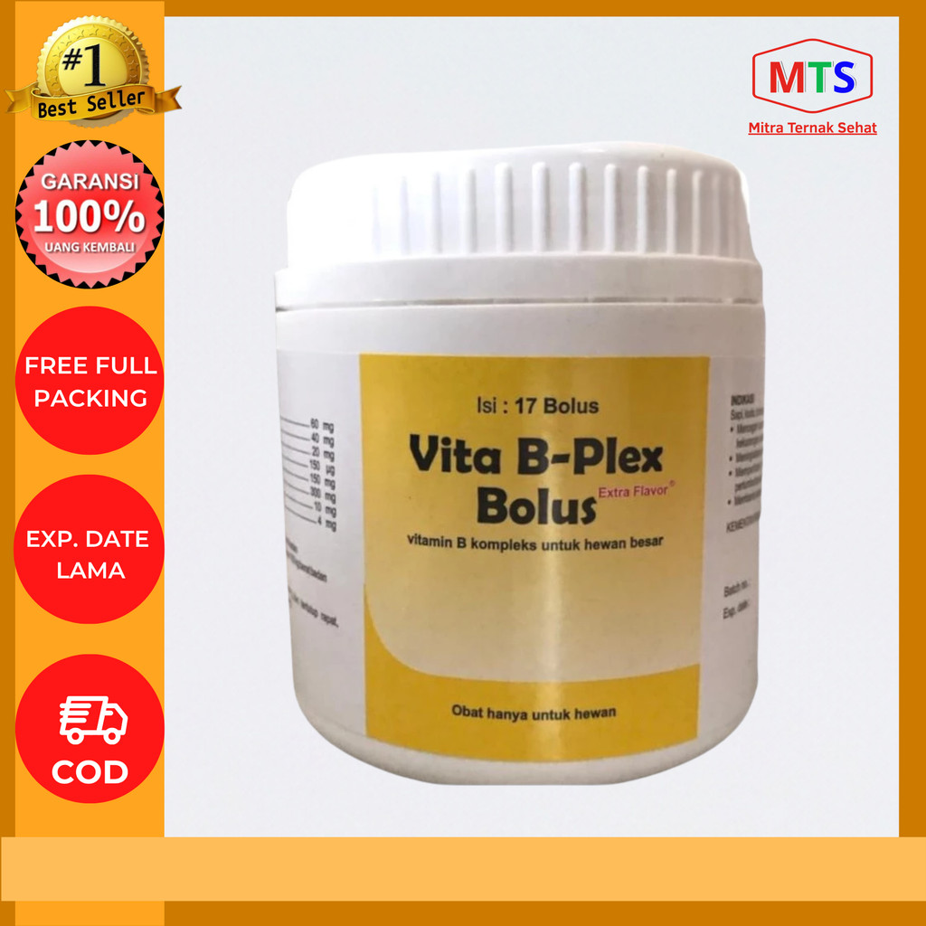 VITA B PLEX BOLUS Vita B-Plex Bolus, Vita BPlex Bolus MEDION Tingkatkan Nafsu Makan Pertumbuhan
