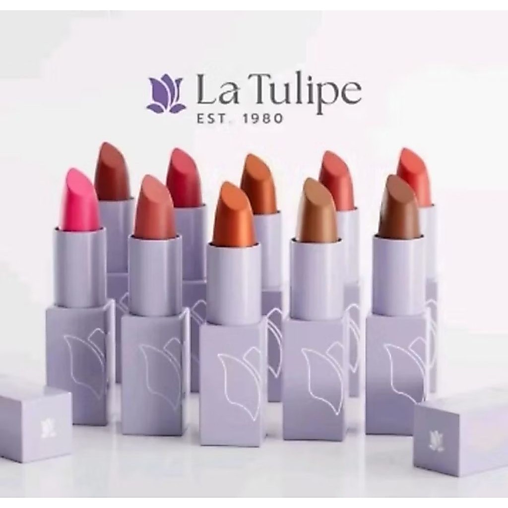 La Tulipe True Color Lipstick | Lipstik Baru Yang Melembabkan | Lipstik Dengan Finish Glossy