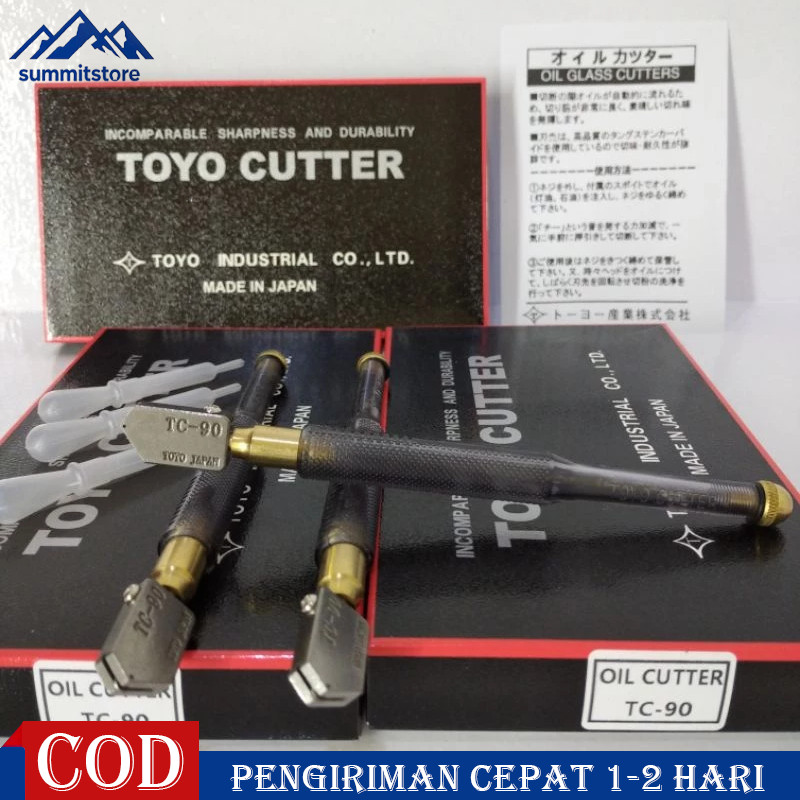 TOYO TC 90 ORIGINAL Alat potong kaca asli TC 90 alat potong kaca asli pisau potong kaca alat potong 