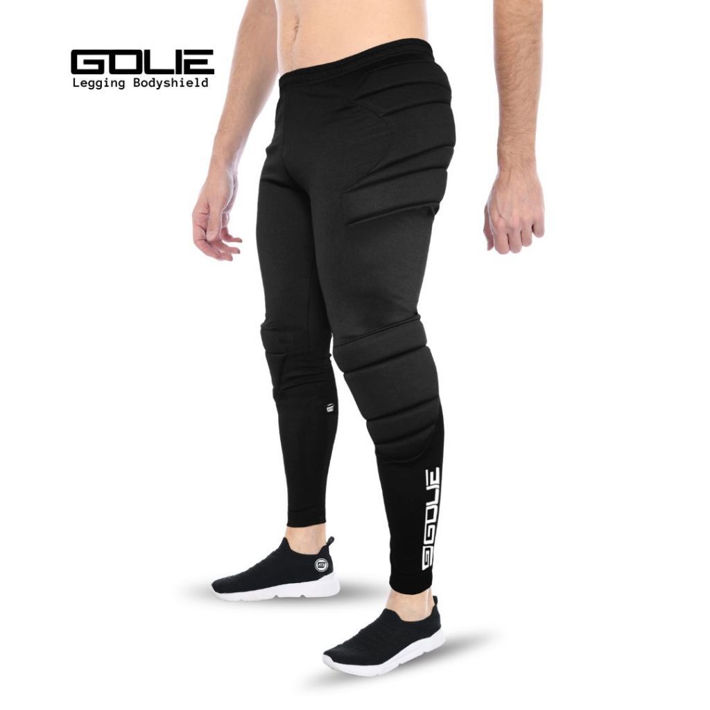 Terlaris Golie baselayer legging bodyshield doublepadd panjang bahan elastis strech untuk kiper
