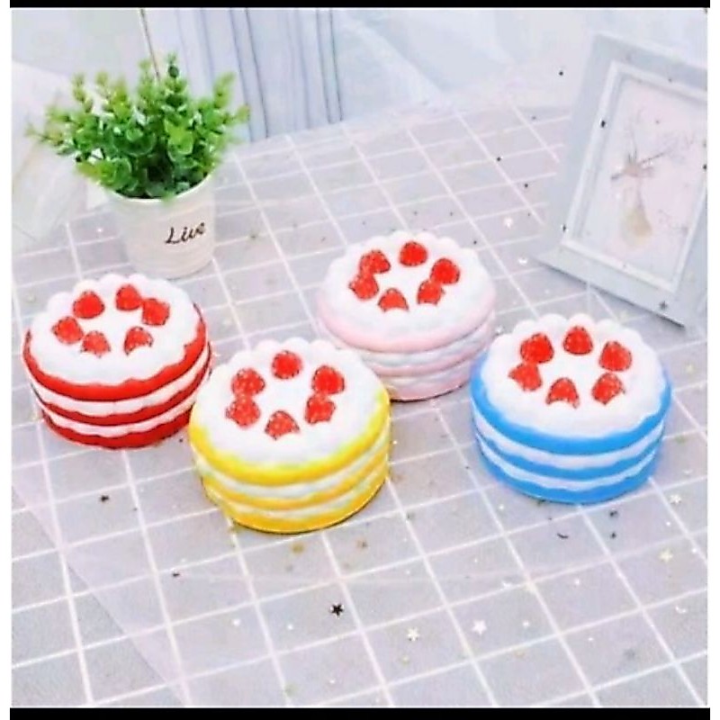 Mianan Squishy Ulang tahun Jumbo / Squisy Kue Tar