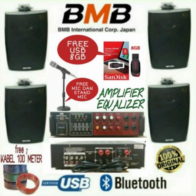 Paket speaker 5 inch BMB kg 511 buat diruangan caffe dan restoran