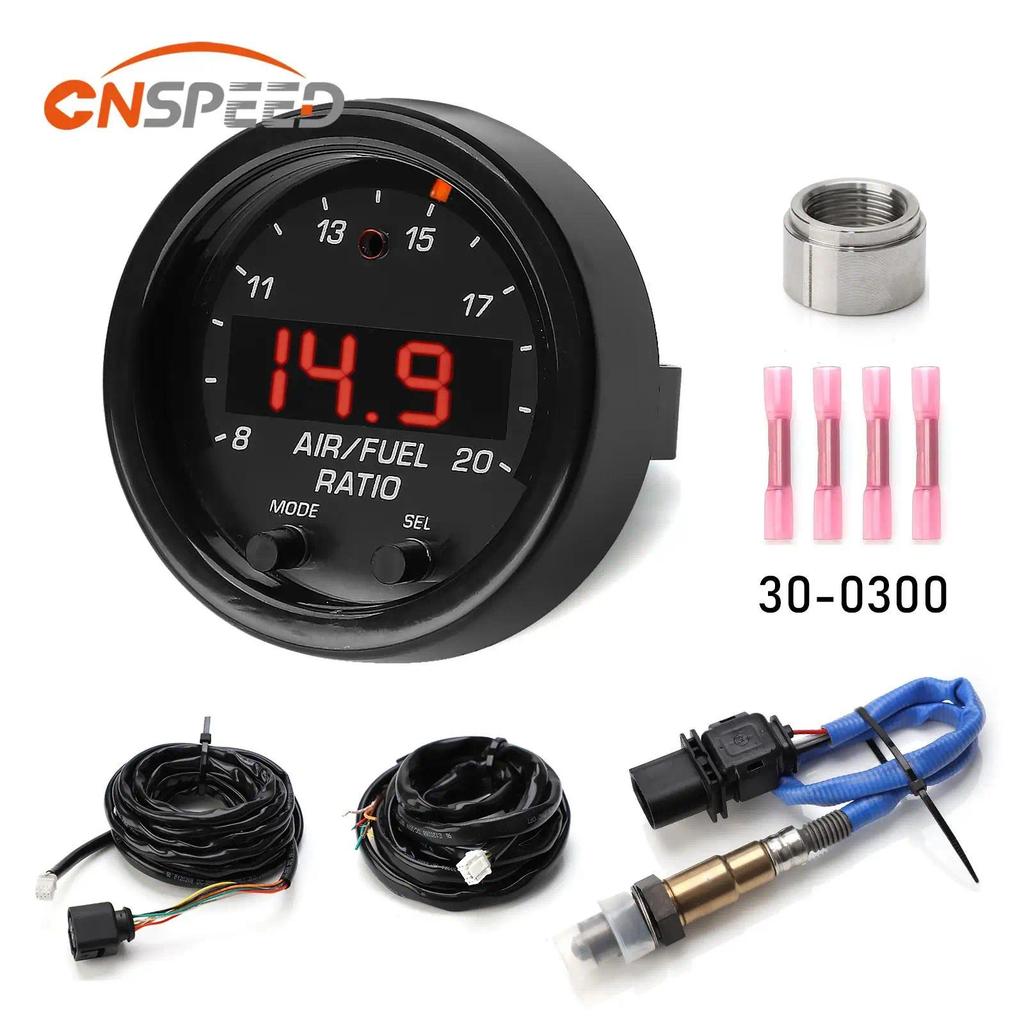 Car O2 Air Fuel Ratio Wideband Gauge Kit For 300300 XSeries AFR Wideband LSU 49 Lambda Meter Oxygen 