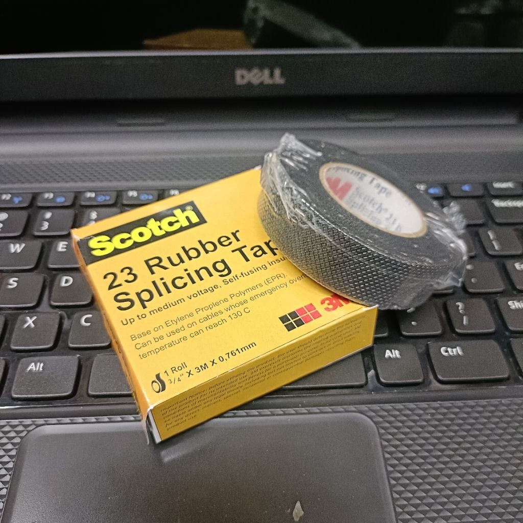 3M Scotch 23 Rubber Splicing tape / solasi tarik Uk 3/4