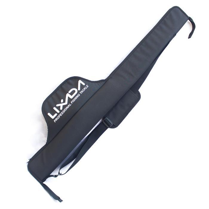 Tas Pancing Joran Casting Selempang Hardcase Panjang 120/100/80 cm Reel Umpan - Hitam, 120 cm