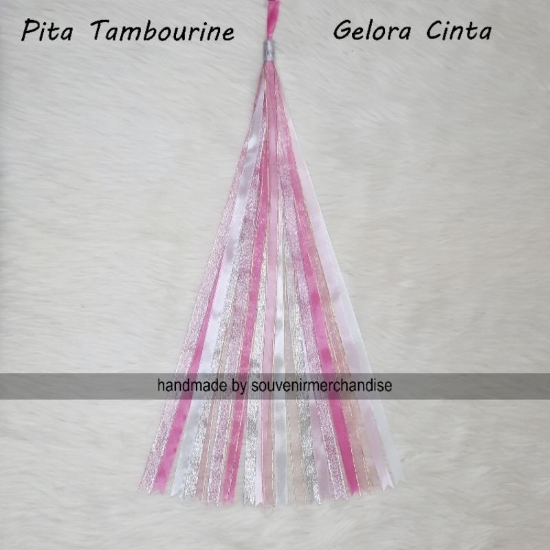 Terbaru Pita tamborin, rumbai pita rebana, tassel pita READY STOCK