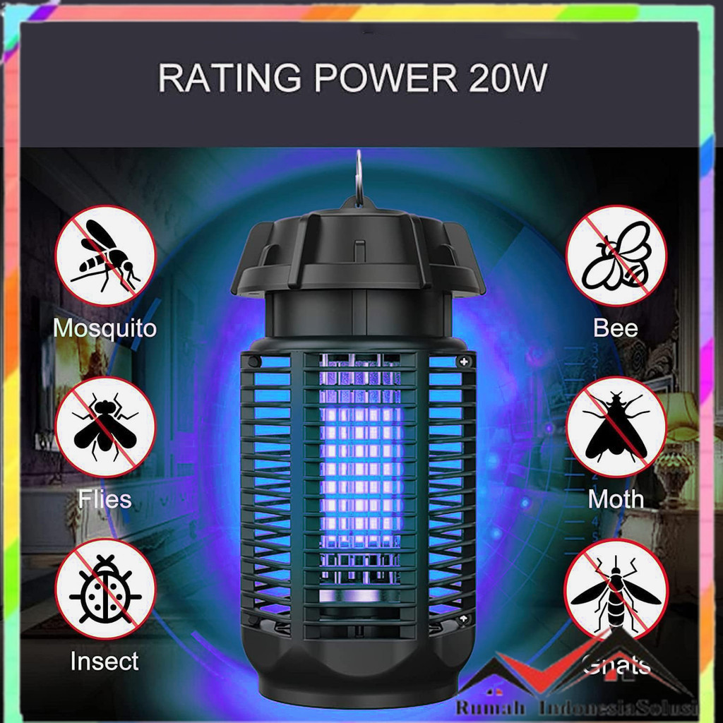 

- Auqatur Lampu LED UV Anti Nyamuk Mosquito Bug Killer 20W 220V - QH50C-20W -