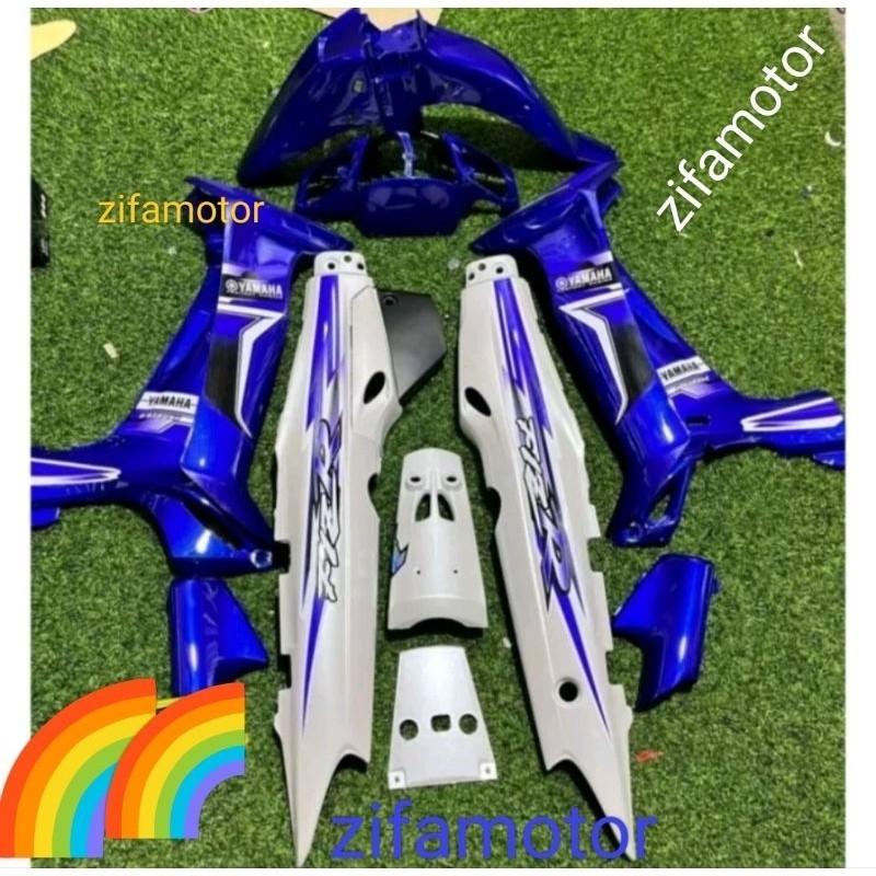 PROMO Full set body halus Yamaha fiz r FIZ R fiz r FIZ R plus striping Yamaha fiz r FIZ R warna biru