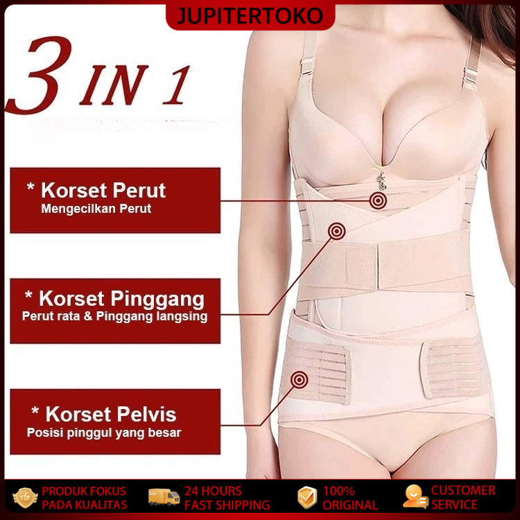 Korset Pelangsing Perut Buncit Big Size Jumbo Ukuran M L XL 2XL 3XL 4XL 5XL Gurita Ibu Melahirkan Pe