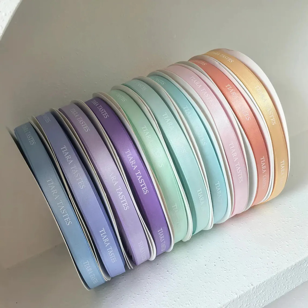 

Custom Satin Ribbons Personalized Logo Printed Polyester for Handmade For Wedding Gift Wedding Birthday DIY Sewing Fabric