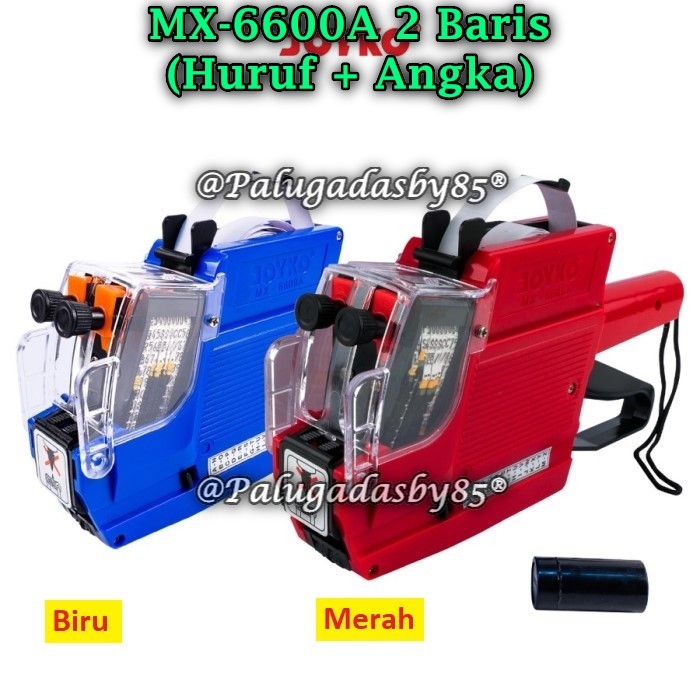 

(1 Biji) Labeller JOYKO MX-6600A 2 Baris 10 Digits / Labeller Alat Label Harga Joyko MX-6600A