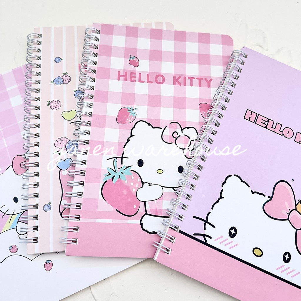 

[GW] Pink Hello Kitty A5 Spiral Notebook Buku Tulis Journal