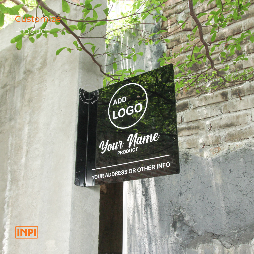 

jasa custom signage - custom design sendiri - custom your brand - sign akrilik outdoor - acrylic sign - signage outdoor