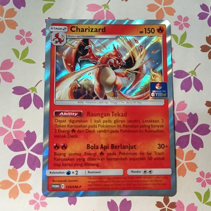 charizard GYM promo 135/SM-P pokemon tcg indonesia