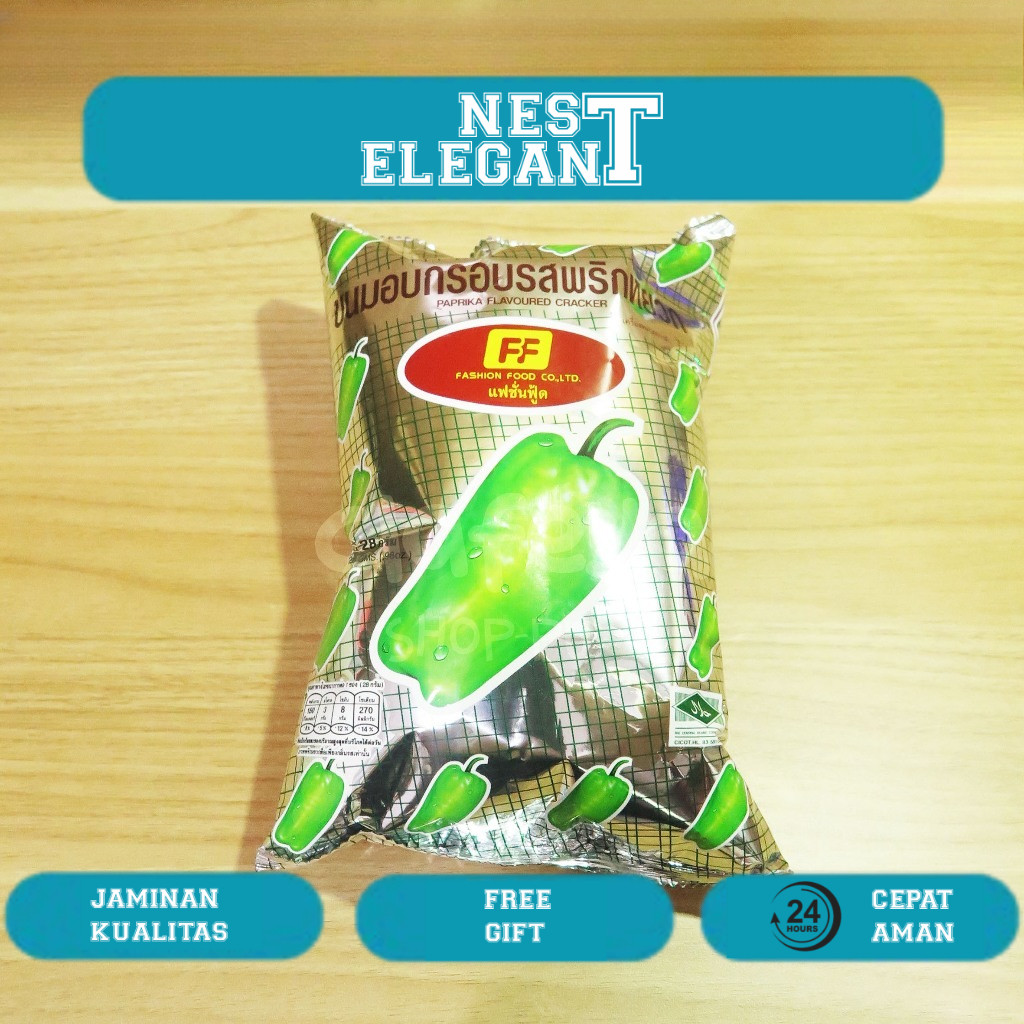 

Tomato & Paprika Crackers Snack Jisoo 13, 28, & 58 gram asli Thailand