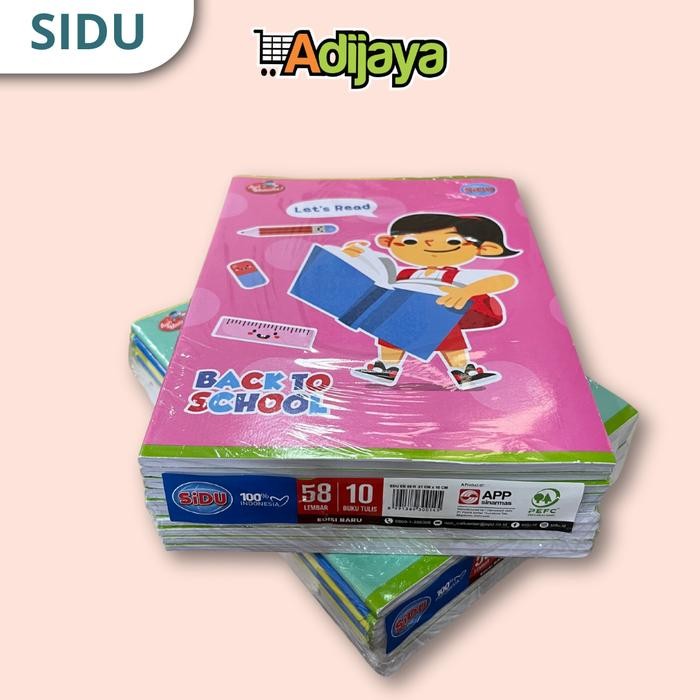 

BUKU TULIS SIDU - SINAR DUNIA 58 Lembar - 1 Pack / 10 Buku Tulis Sekolah Paper Stationary - MARVEL / AVENGERS