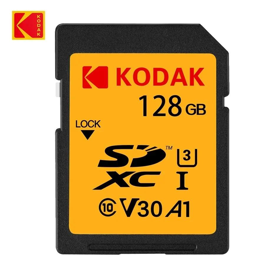 KODAK Camera SD Memory Card U3 256G 128GB 64GB 32GB SD Card 4K HD Video Flash SD Card Original Class
