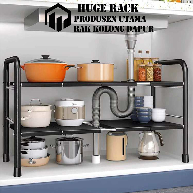 Rak Kolong Dapur Rak Panci Rak Panci Bawah Wastafel Rak Bawah Wastafel rak bawah dapur kolong Rak Da