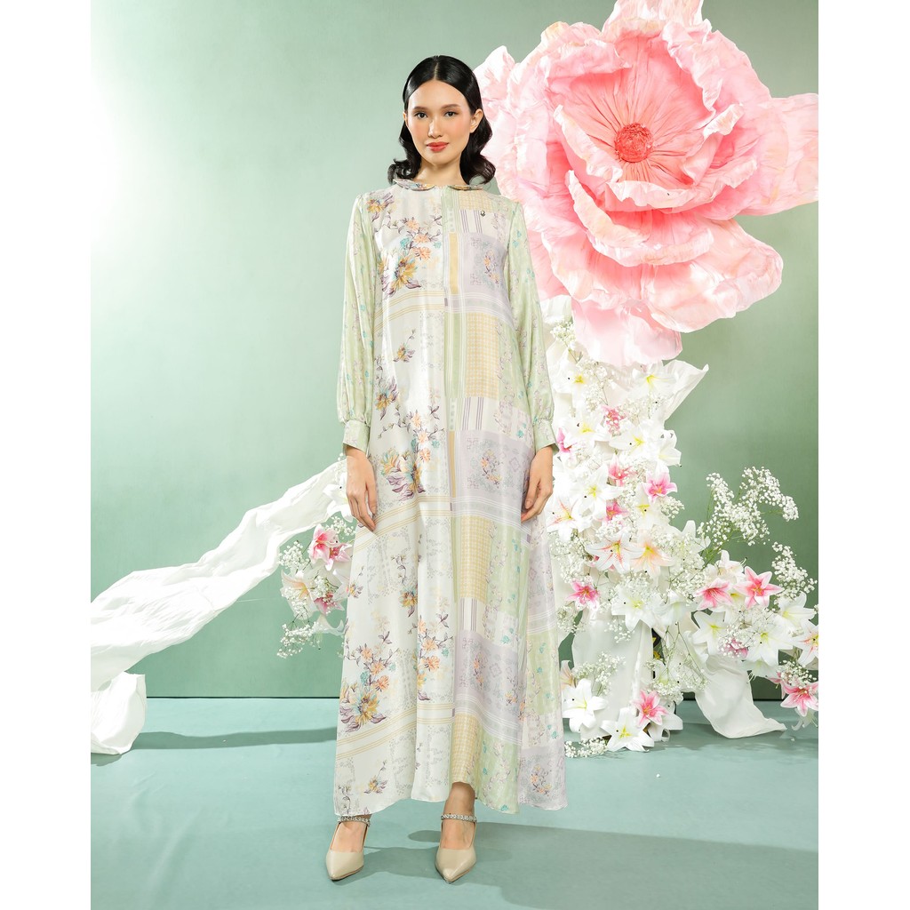 Muda Official Bloome Dress - Mint