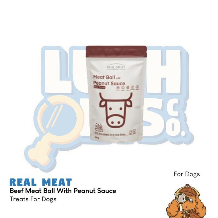 Real Meat Beef Meat Ball With Peanut Sauce