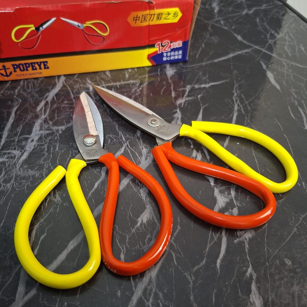 

POPEYE Gunting Kulit Kodok 8 Inch Kain Karpet Seng Serbaguna