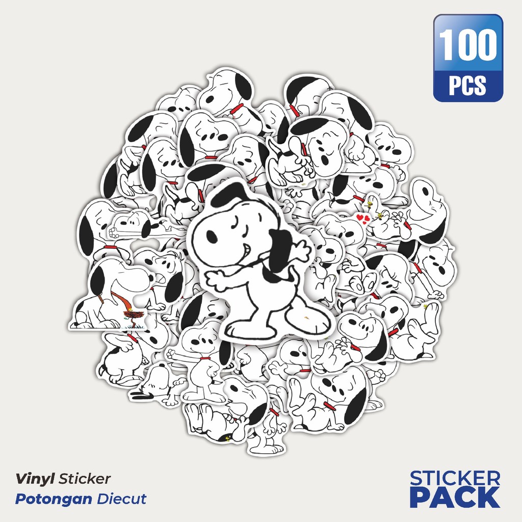 

Stiker Vinyl Stiker Kartun Soopy V54 Waterproof Aesthetic- Untuk Laptop, Motor, dan Helm - Paper Stationery Pack