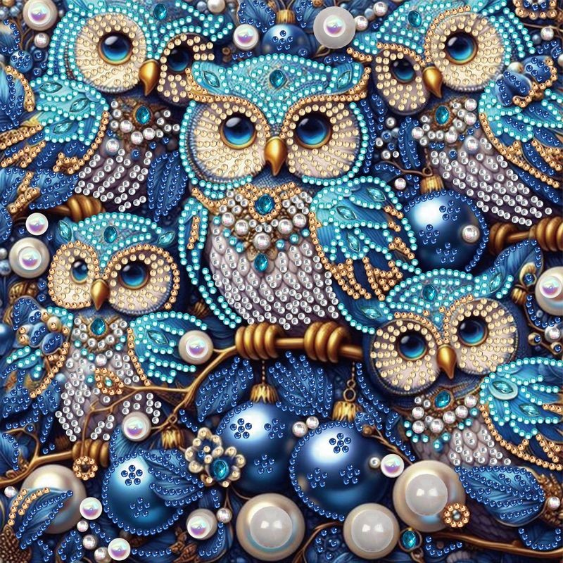 

Y Cartoon owl 5D Special Shape amond Art Kits for Beginners amond Art Painting Kits for Home Wall Decoration Gift