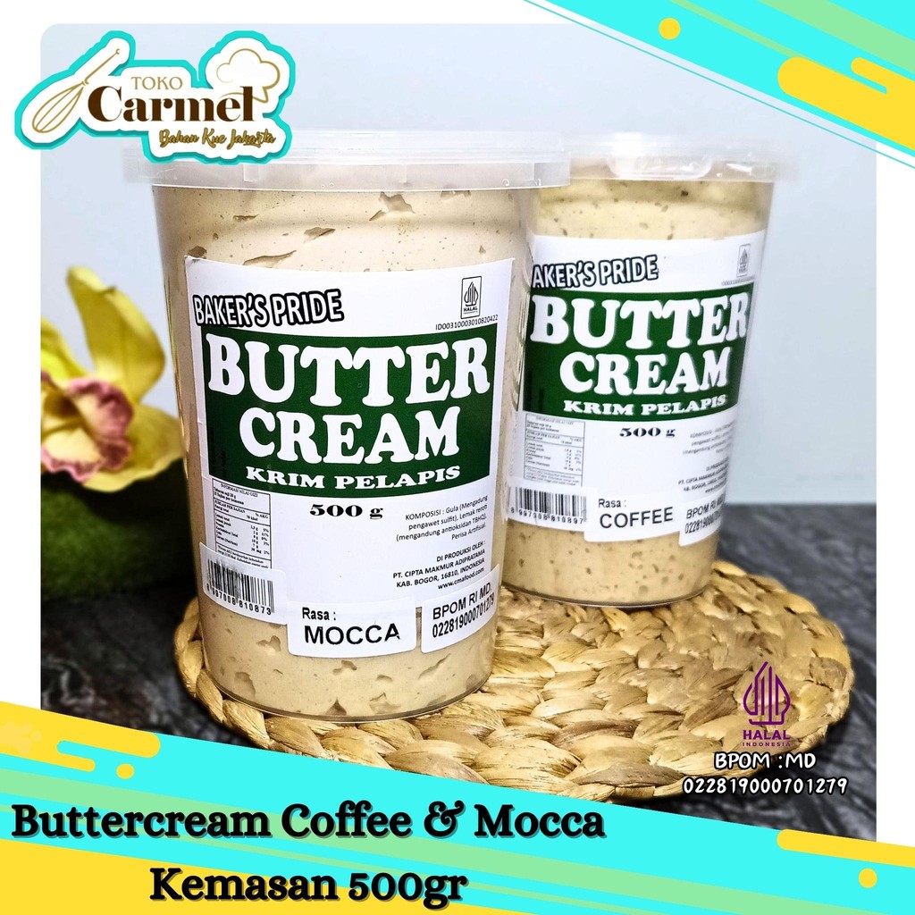 

Krim Pelapis Butter Cream Baker's Pride 500gr