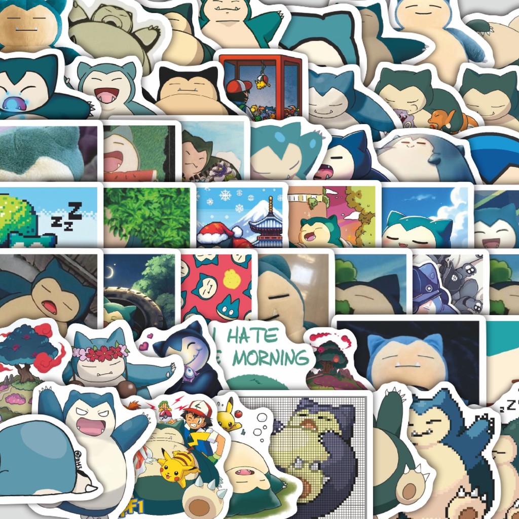 

Stiker Cutting Pack Stiker Kartun Snorlax V1 Isi 100Pcs Series Aesthetic Lucu Keren Untuk Koper Bahan Vynil