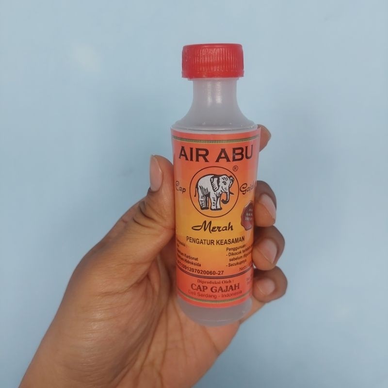 

Air Abu Cap Gajah Merah 100mil