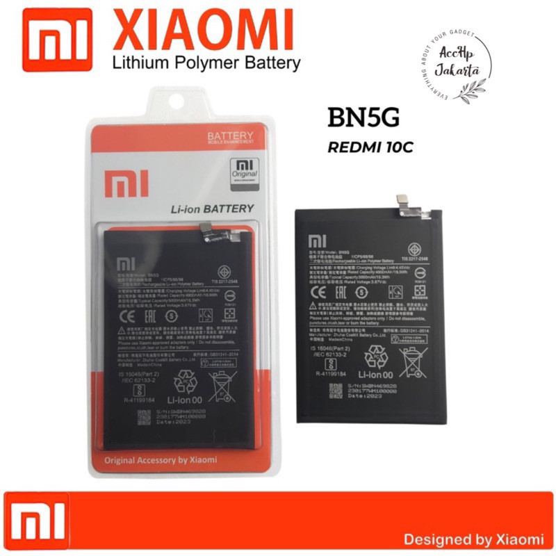 ( AR ) Baterai XIAOMI REDMI 10C BN5G BN 5G Battery Batre Batu Batrei Xiao Mi Redmi 10c Baterai