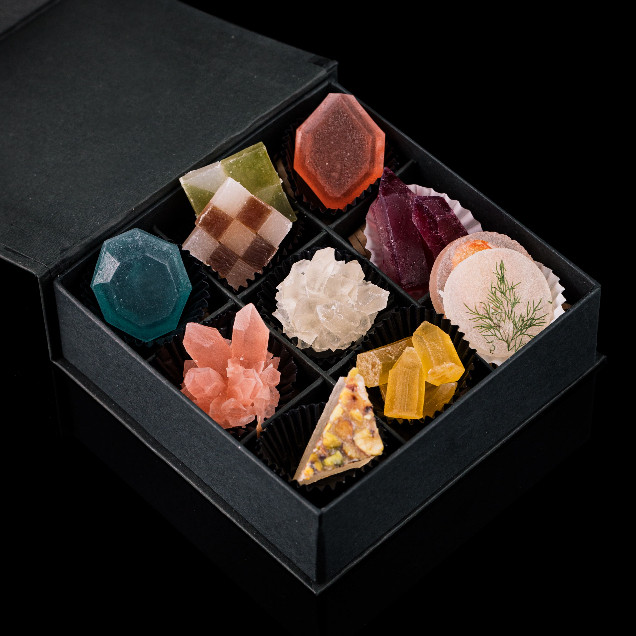 

Box Of 9 Kohakuto Japanese Edible Crystal Permen Kristal Jepang Wagashi