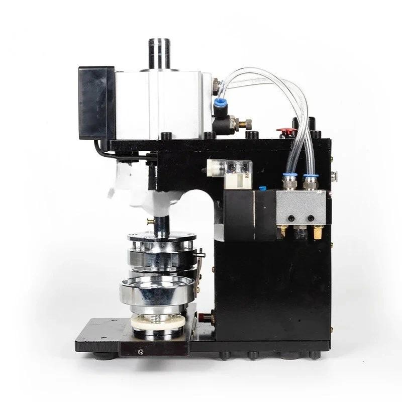 

Portable Pneumatic Badge Machine Desktop All Steel Body Family DIY Punch Machine Automatic Induction Stamping Tool With Mold