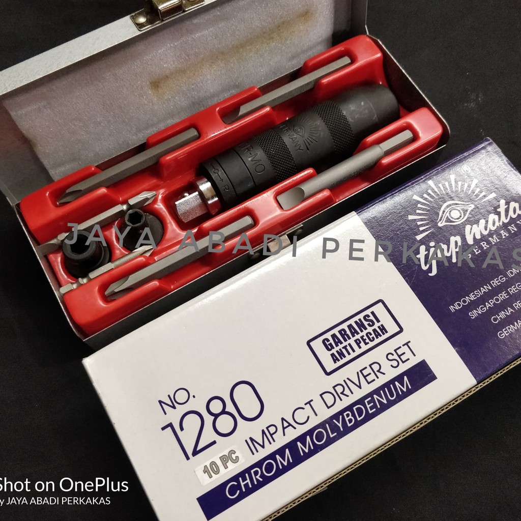 OBENG KETOK MEKANIK SET TJAP MATA 10PCS