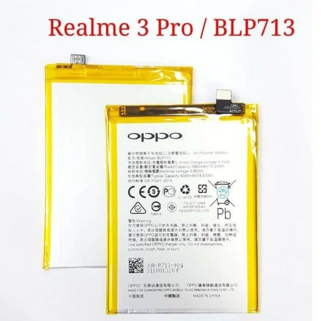 BATERAI BATERE BATTERY REALME 3 PRO BLP713 BLP 713