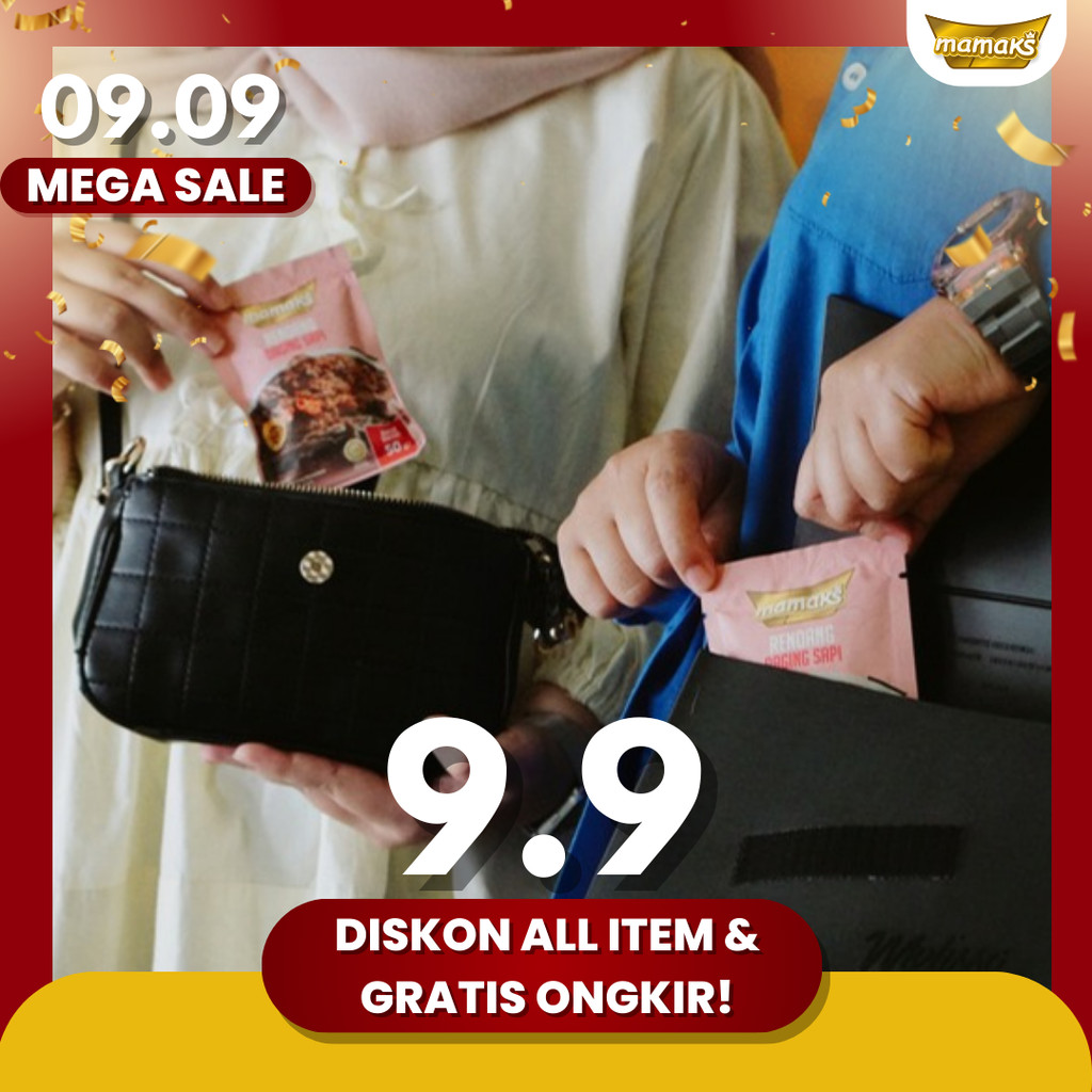 

[Bundle Hemat] 5 Sachet Rendang Daging 50gr Paket Rantau Lima Halal BPOM - Mamaks